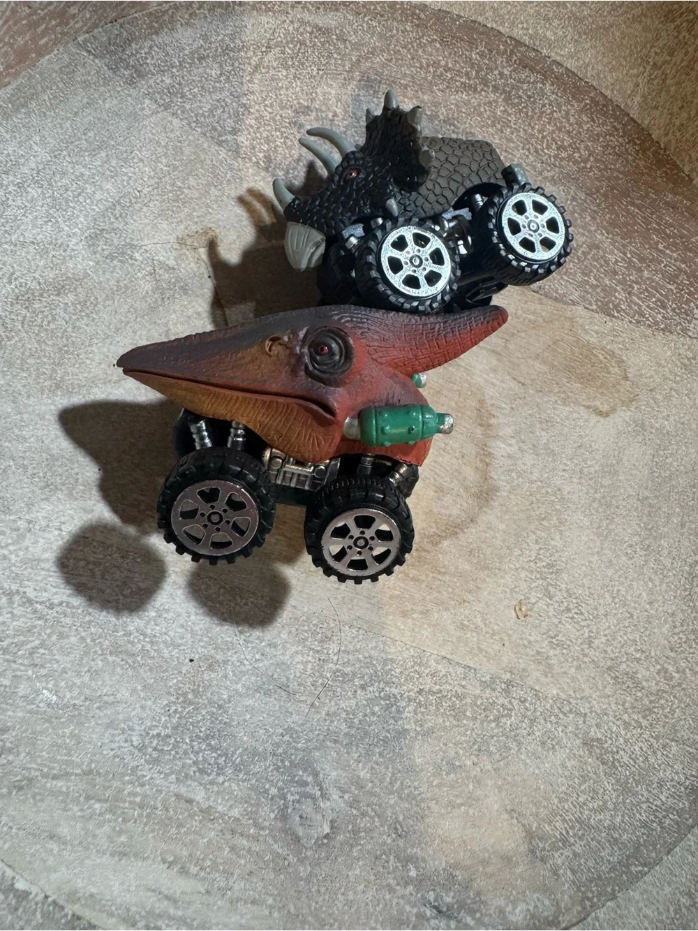 Green Dinosaur Pull and Roll Truck Toy - Kids Toy Vehicle